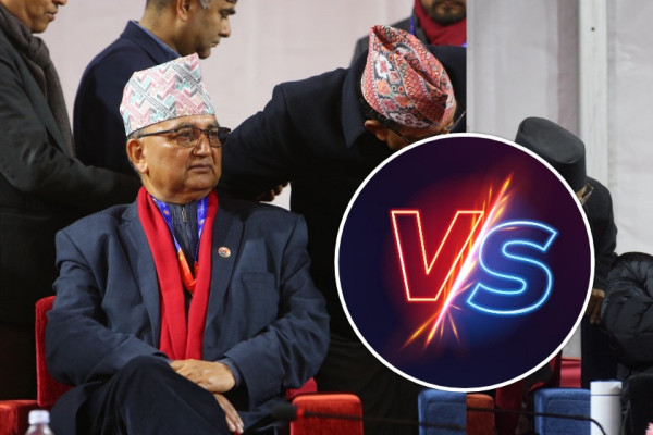 एमाले महाधिवेशन : मतपरिणाममा ओली अगाडि